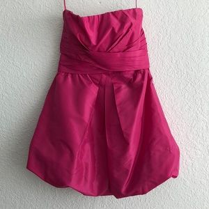Hot pink cocktail dress